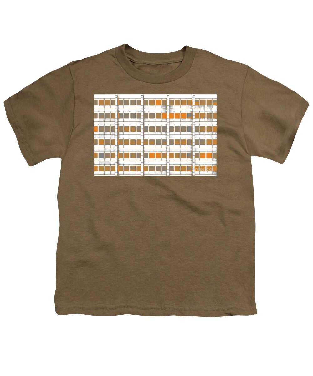Modern Youth T-Shirt featuring the photograph Modern Cubes Abstract 3 by Edward Fielding