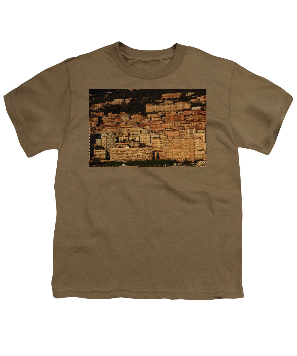 Monte Carlo Youth T-Shirt featuring the photograph Monte Carlo Dawn by Laura Davis