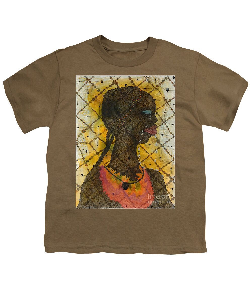 Chris Ofili - No Woman Youth T-Shirt featuring the painting No Woman, No Cry by Celestial Images