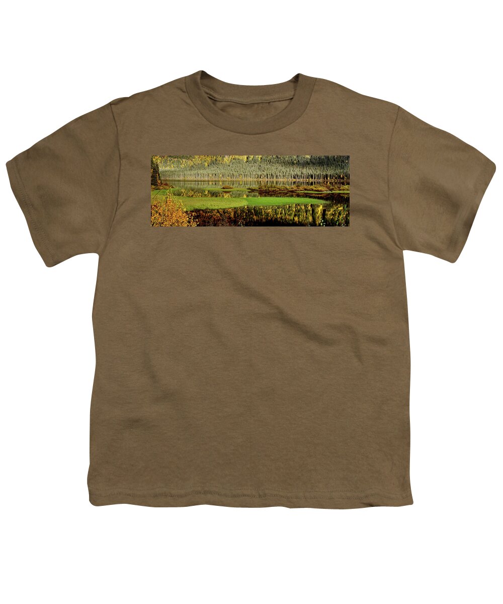  Youth T-Shirt featuring the digital art Northern Lake by Mark Duffy