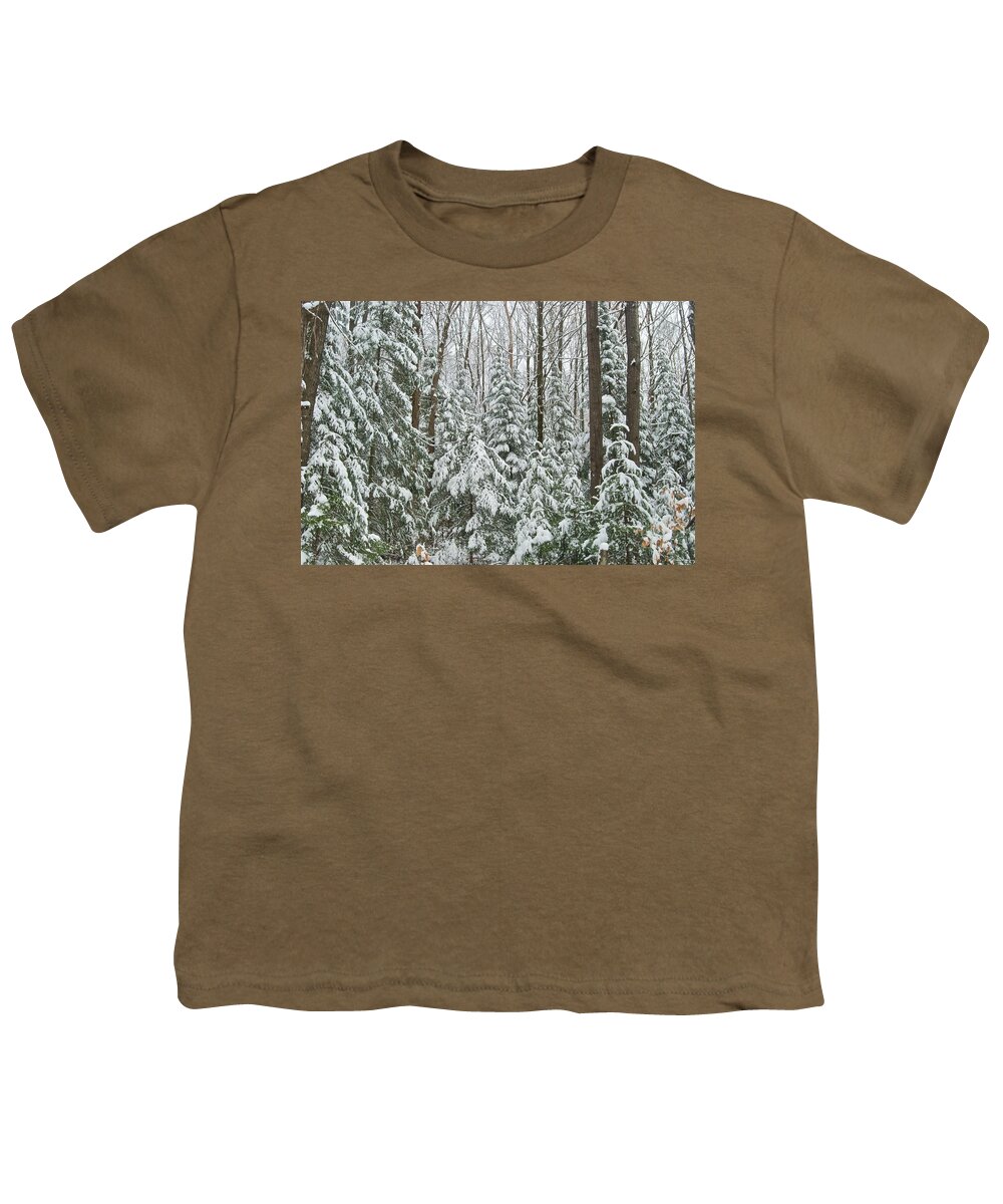 Snow Youth T-Shirt featuring the photograph Northern Winter by Michael Peychich