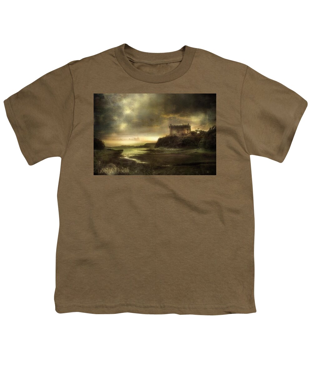 Youth T-Shirt featuring the photograph Oh Fine Scottish Weather by Cybele Moon