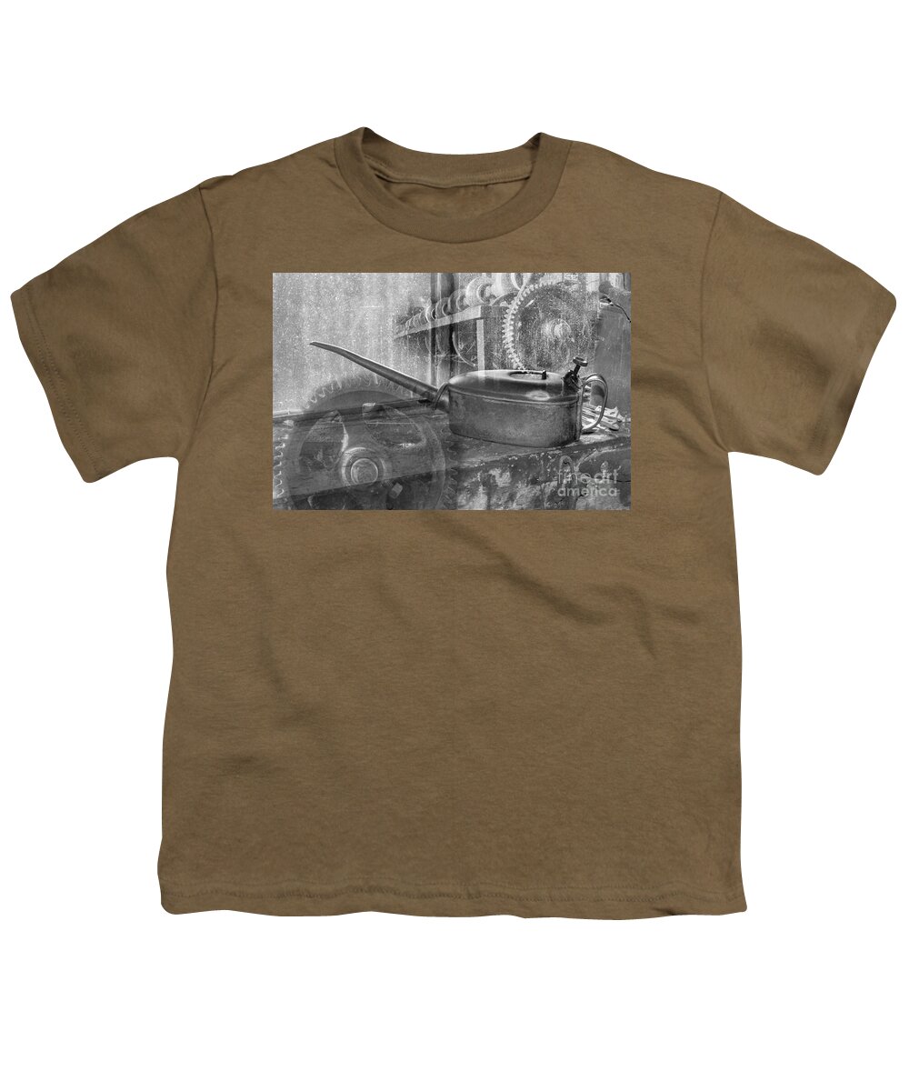 Oil Can Youth T-Shirt featuring the photograph Oiling the cogs by Steev Stamford