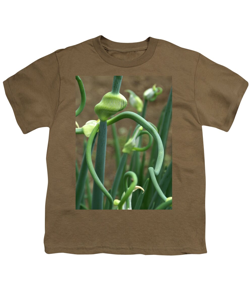 Garden Youth T-Shirt featuring the photograph Onion #88 by Raymond Magnani