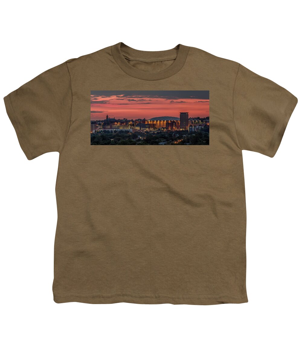 Carrier Dome Youth T-Shirt featuring the photograph Orange Nation by Everet Regal
