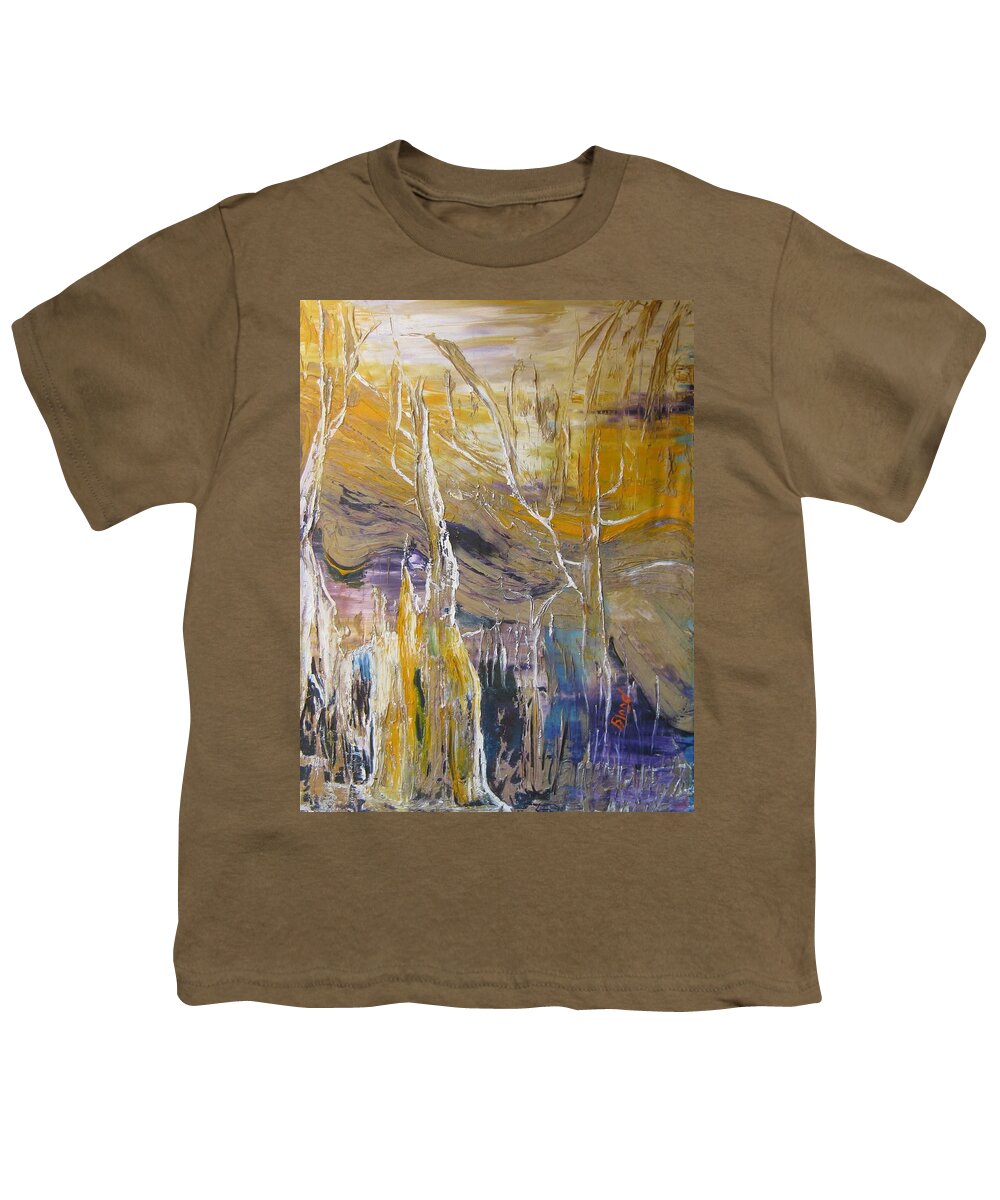 Swamp Youth T-Shirt featuring the painting Passing Through by Peggy Blood