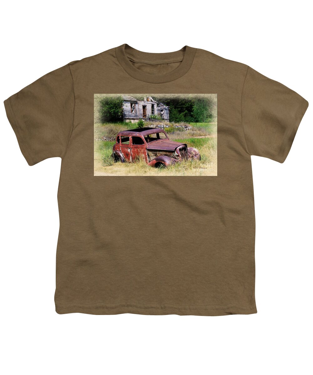Old House Youth T-Shirt featuring the photograph Past Their Prime by Kae Cheatham