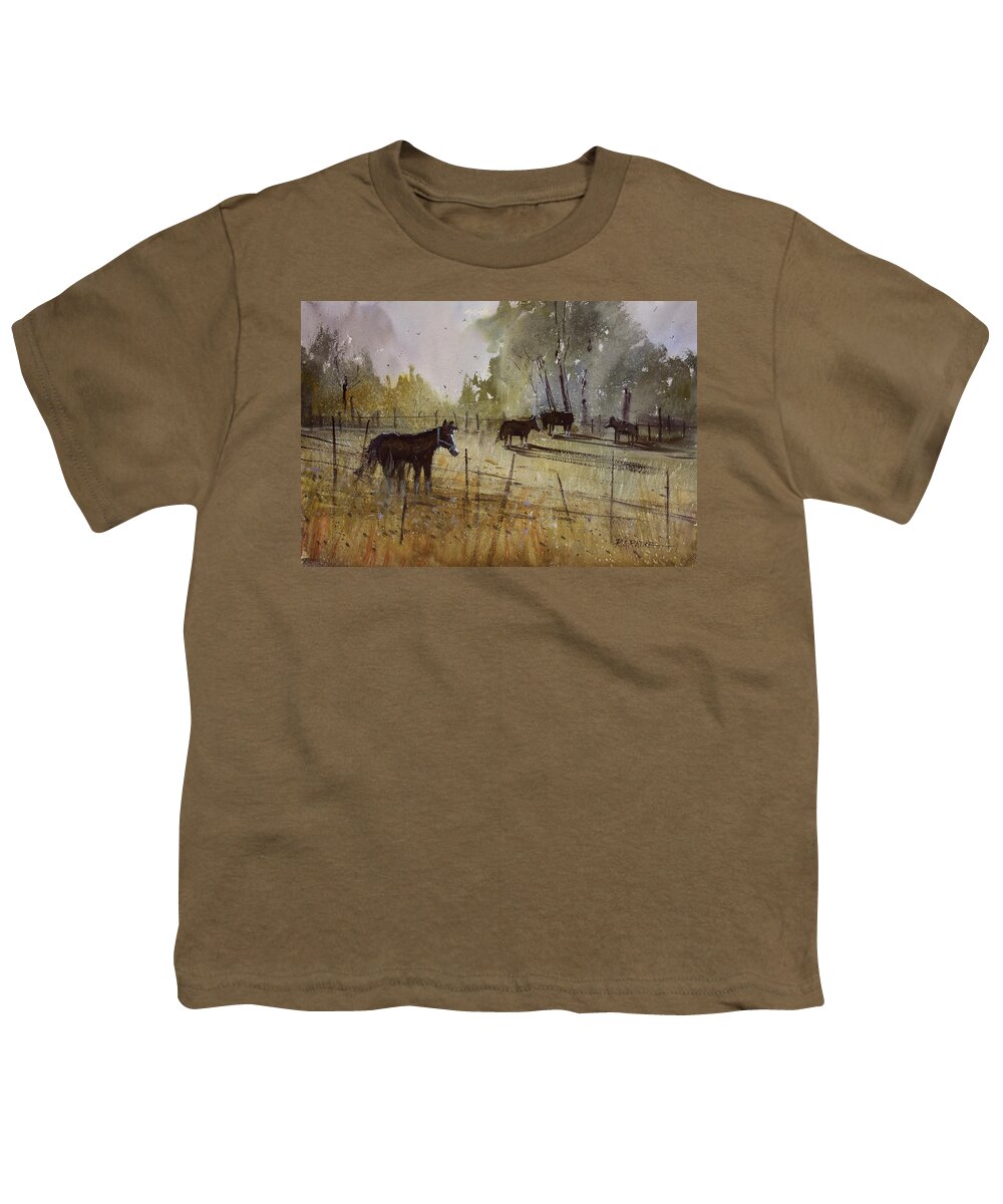 Paintings Youth T-Shirt featuring the painting Pastoral by Ryan Radke