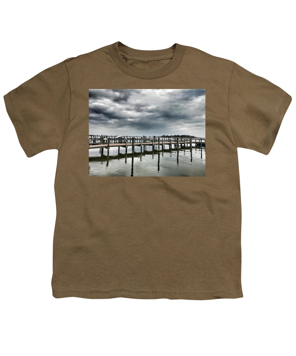Pier Youth T-Shirt featuring the photograph Pier Pressure by Chris Montcalmo