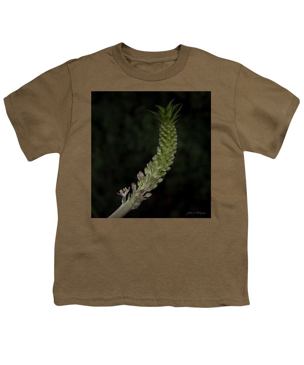 Pineapple Lily Youth T-Shirt featuring the photograph Pineapple Lily by John A Rodriguez