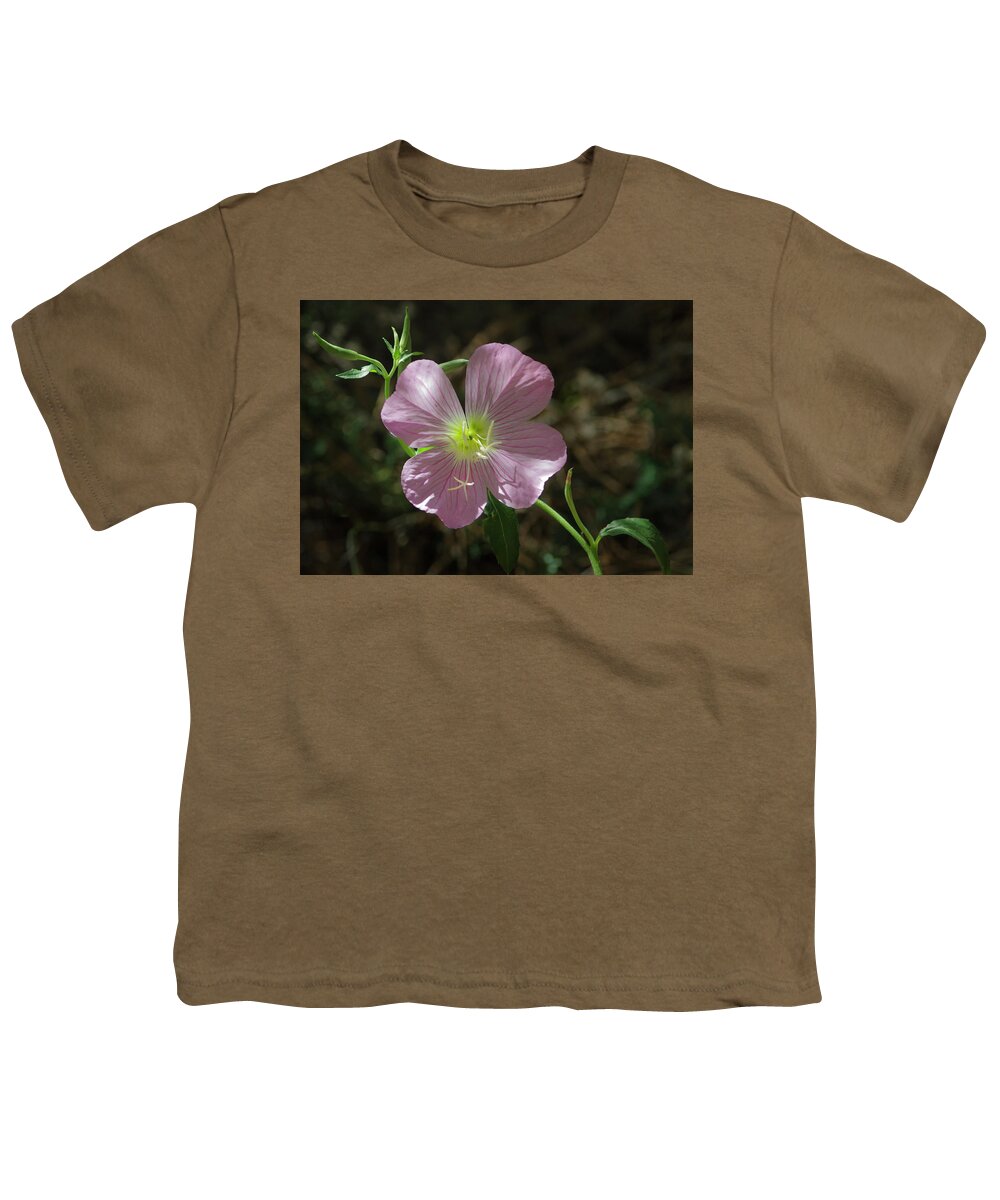 May Arboretum Youth T-Shirt featuring the photograph Pink Primrose by Rick Mosher