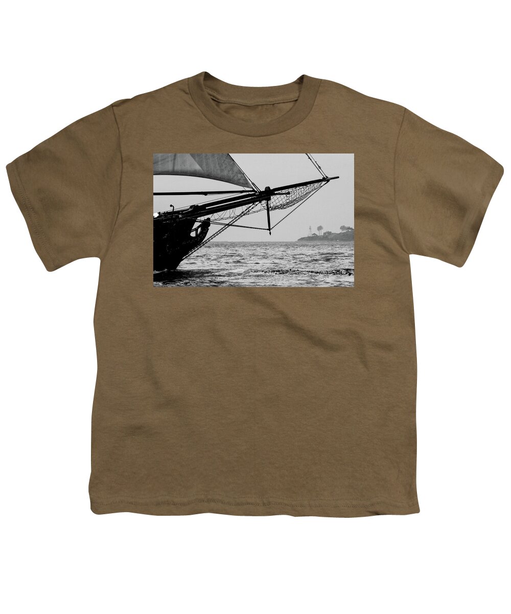 Sail. Classic Sail Youth T-Shirt featuring the photograph Point Loma lighthouse by David J Shuler
