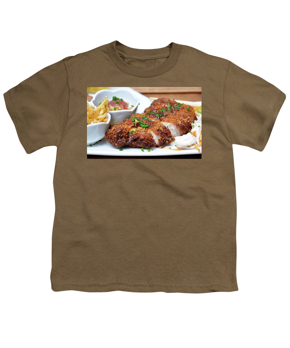 Japanese Youth T-Shirt featuring the photograph Pork Japanese dish by Dutourdumonde Photography