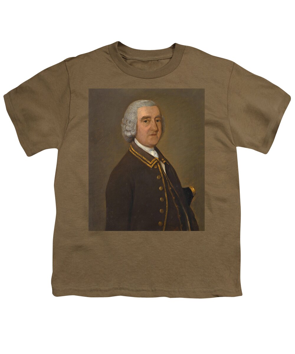 Thomas Gainsborough Youth T-Shirt featuring the painting Portrait of Richard Lowndes by Thomas Gainsborough