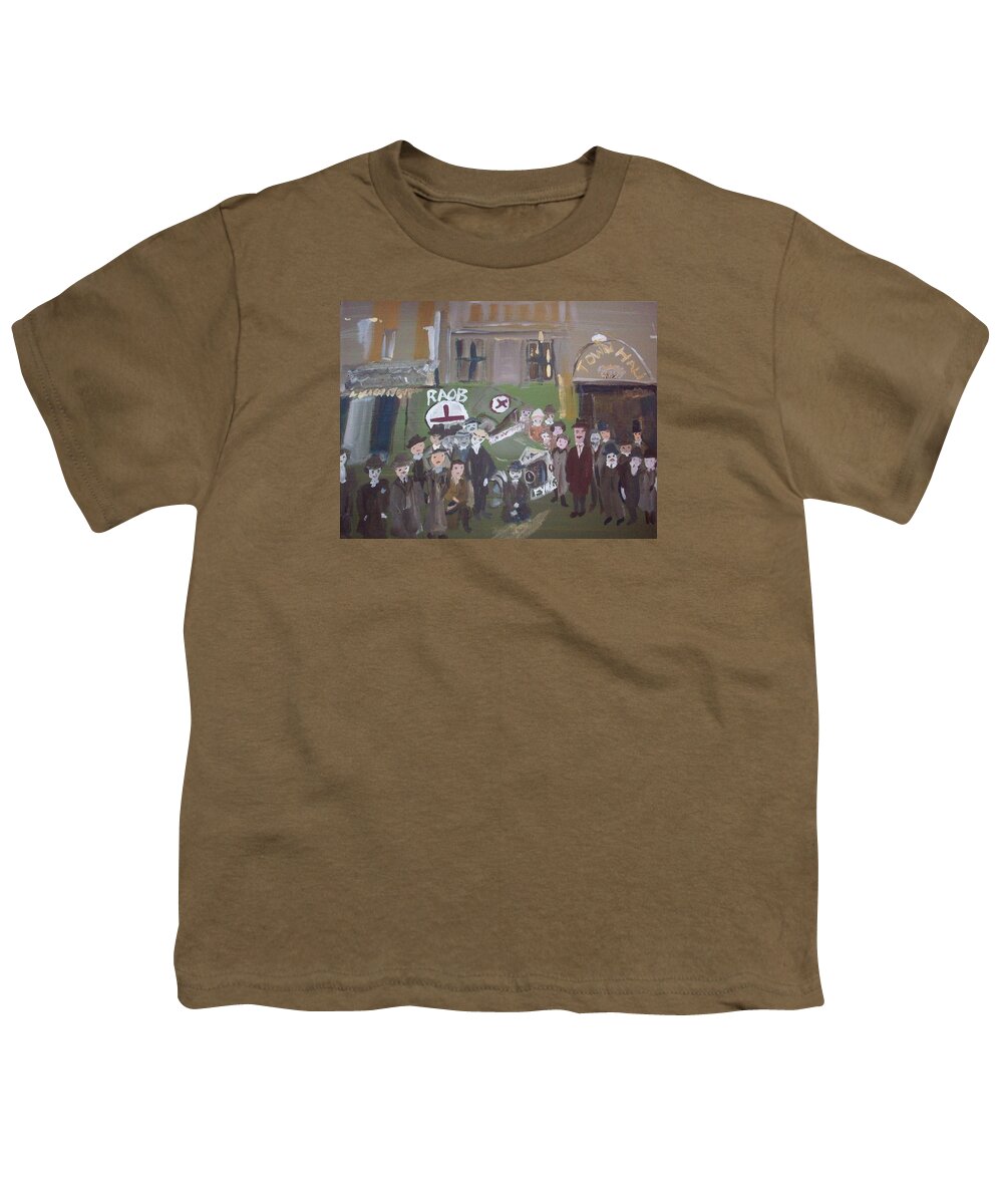 Royal Youth T-Shirt featuring the painting RAOB ambulance by Judith Desrosiers