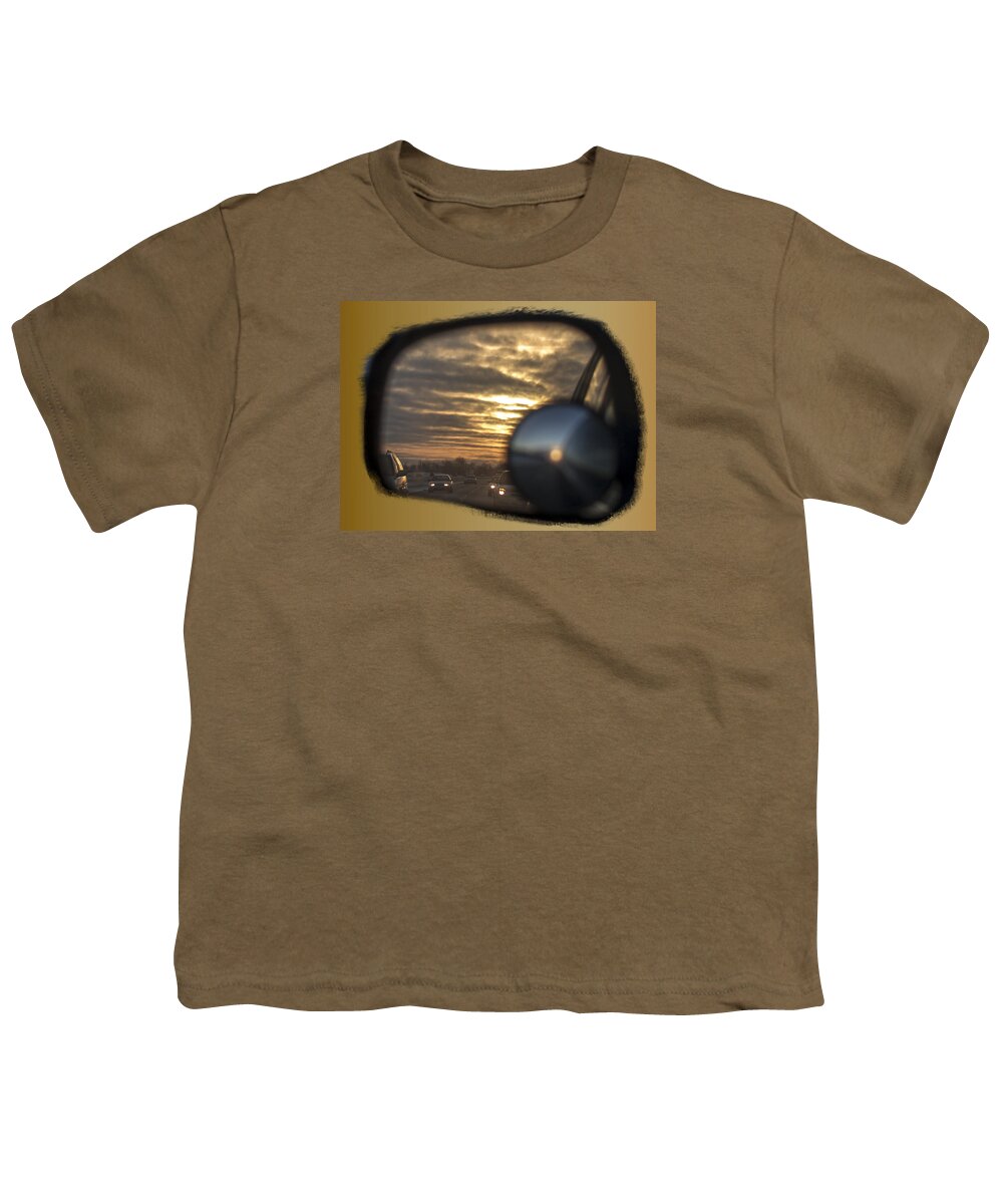 Sunsset Youth T-Shirt featuring the photograph Reflection of a Sunset by David Yocum