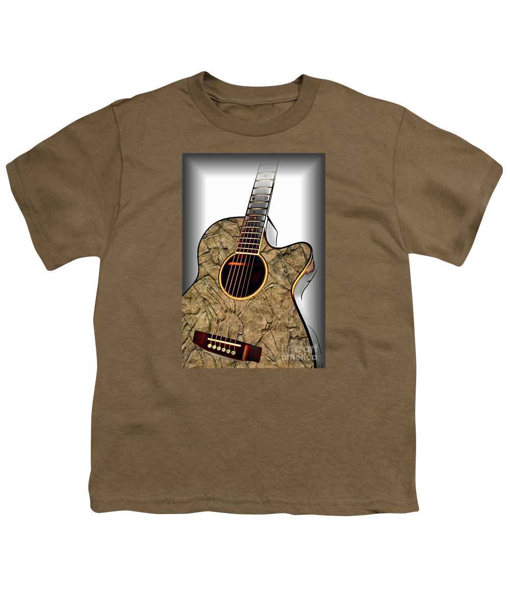 Composite Youth T-Shirt featuring the photograph Rock Guitar 1 by Walt Foegelle