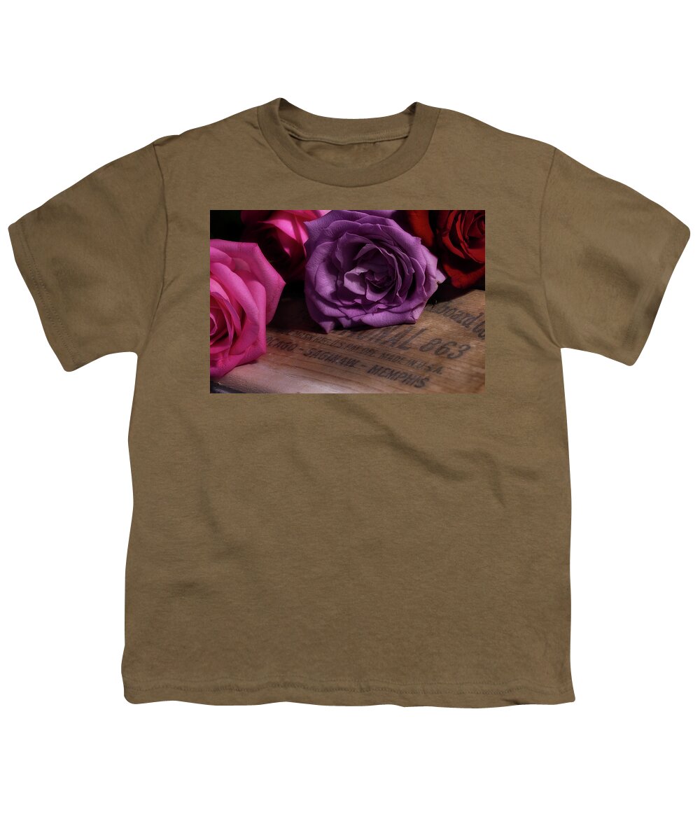 Roses Youth T-Shirt featuring the photograph Rose Series 2 by Mike Eingle