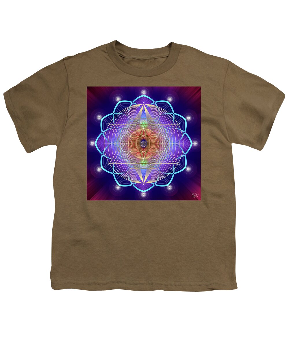 Endre Youth T-Shirt featuring the photograph Sacred Geometry 641 by Endre Balogh