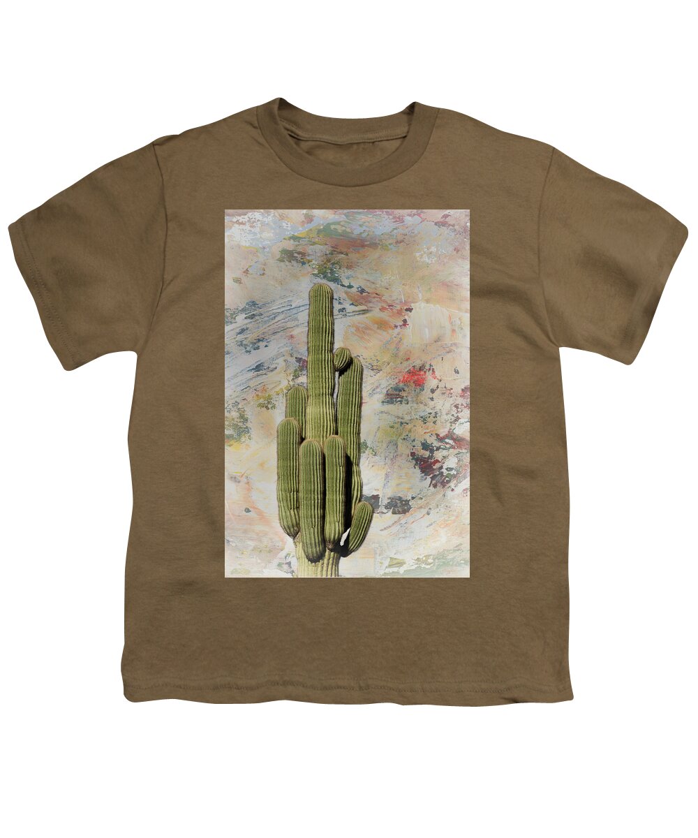 Arizona Youth T-Shirt featuring the photograph Saguaro Cactus by Jim Thompson