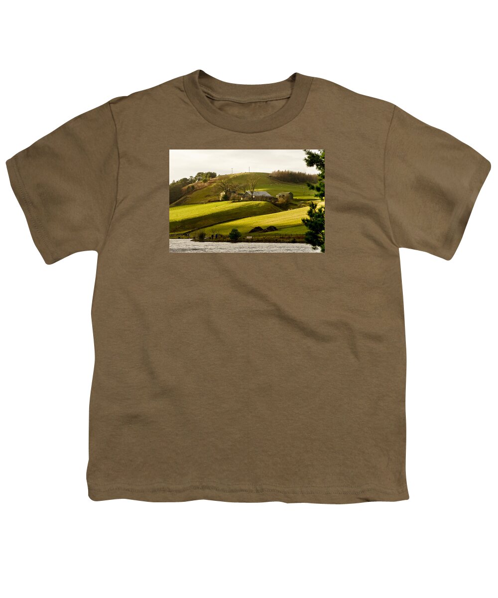 Scottish Youth T-Shirt featuring the photograph Scots' pastoral. by Elena Perelman