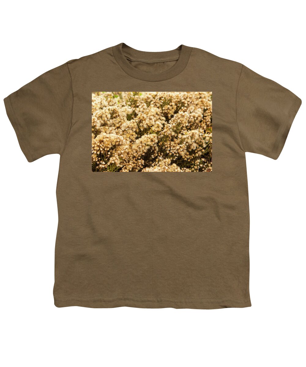 Foliage Youth T-Shirt featuring the photograph Sea of flowers by Jason Hughes