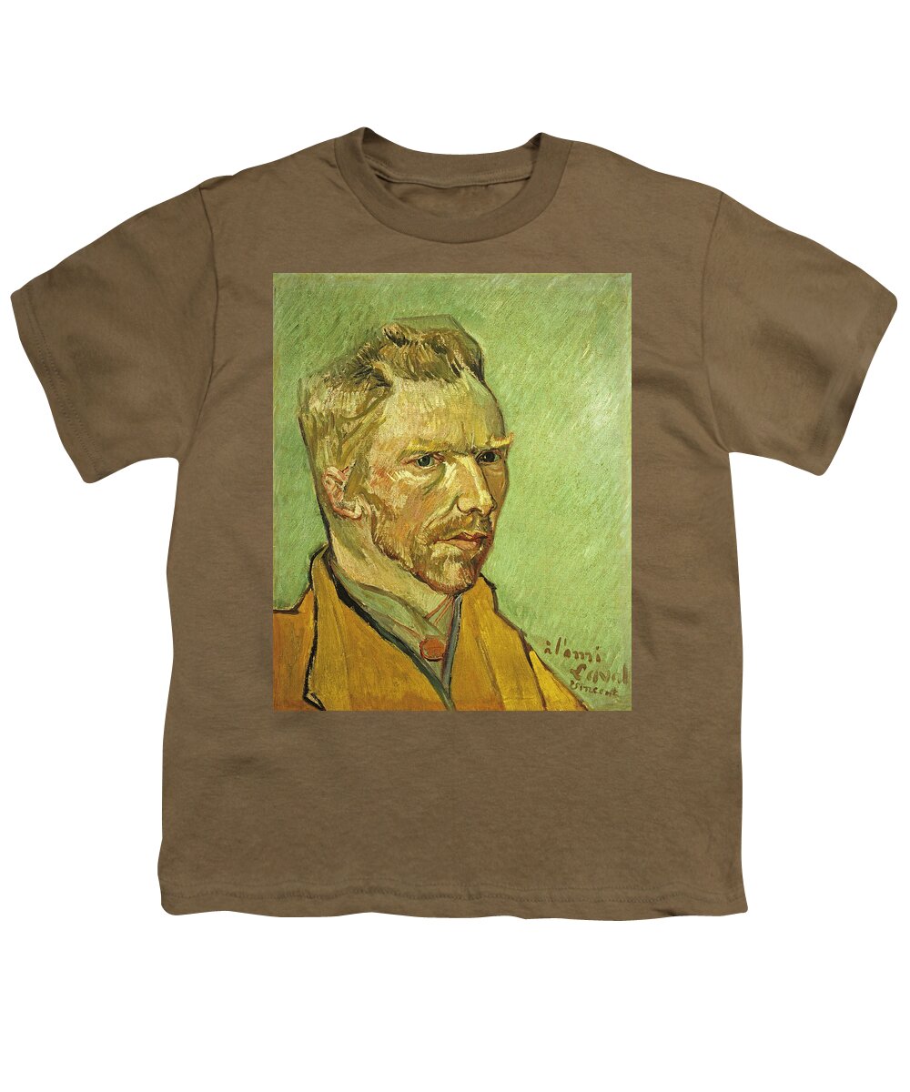 Self Portrait Yellow Youth T-Shirt by Vincent Van Gogh - Fine Art America