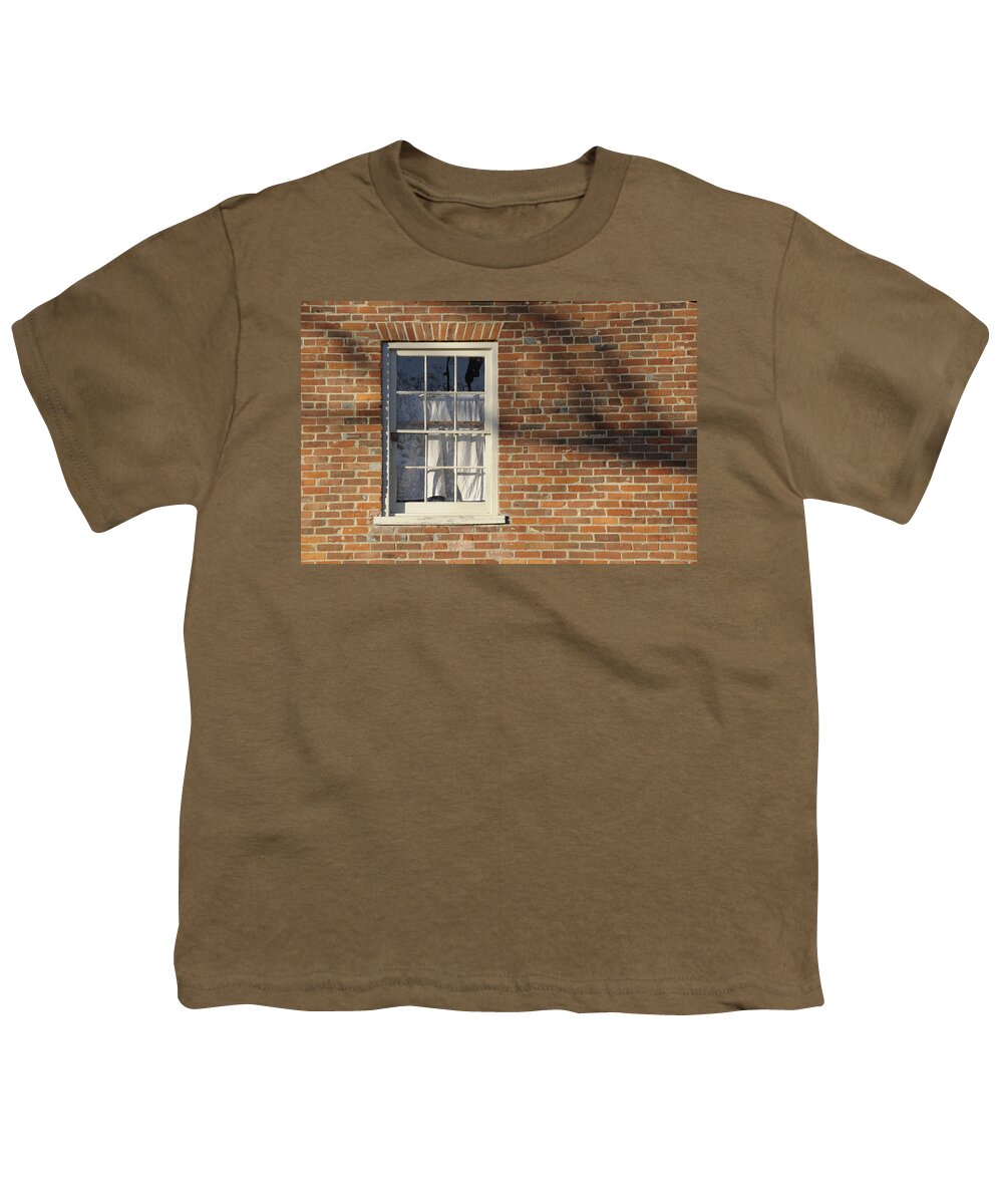 Window Youth T-Shirt featuring the photograph Shadow by David Arment