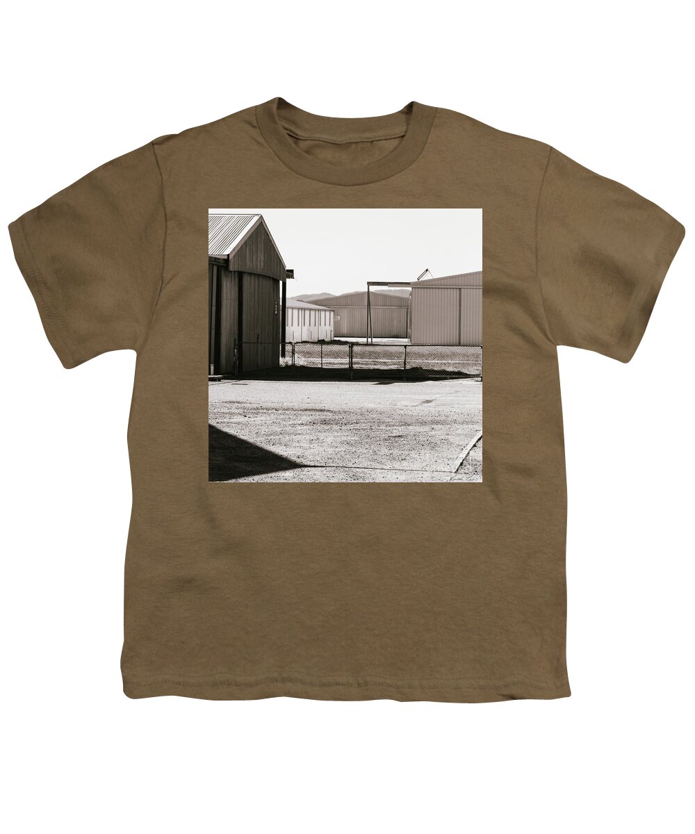 Shed Youth T-Shirt featuring the photograph Shapes and Shadows by Linda Lees