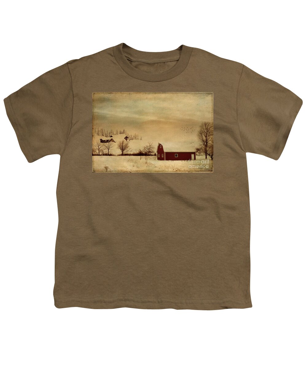 Christmas Youth T-Shirt featuring the digital art Silent Morning by Chris Armytage