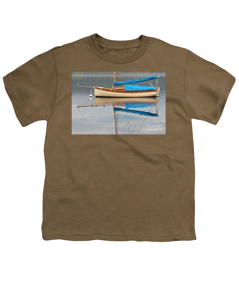 Boat.yacht Youth T-Shirt featuring the photograph Smooth Sailing by Werner Padarin