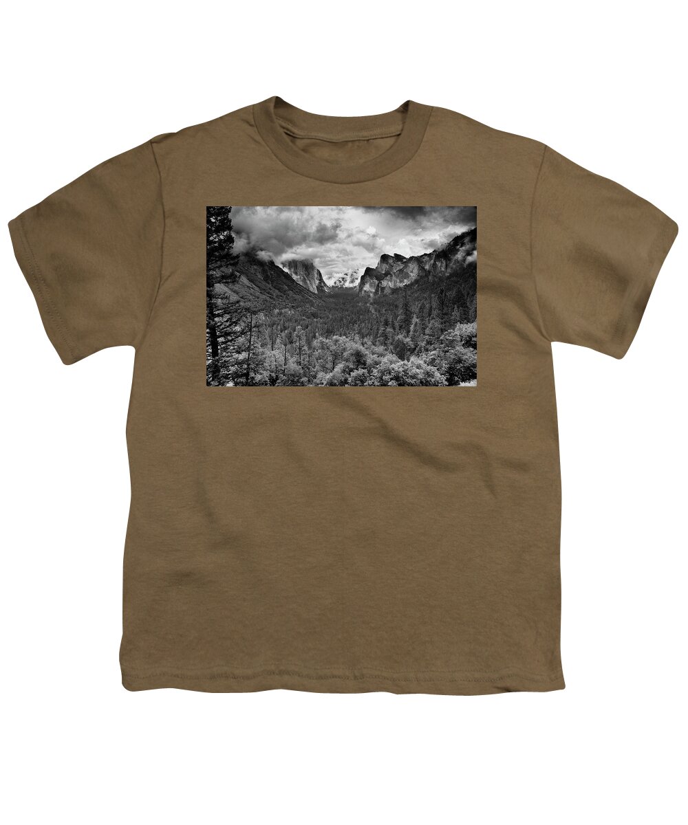 Yosemite Youth T-Shirt featuring the photograph Spring Storm by Harold Rau