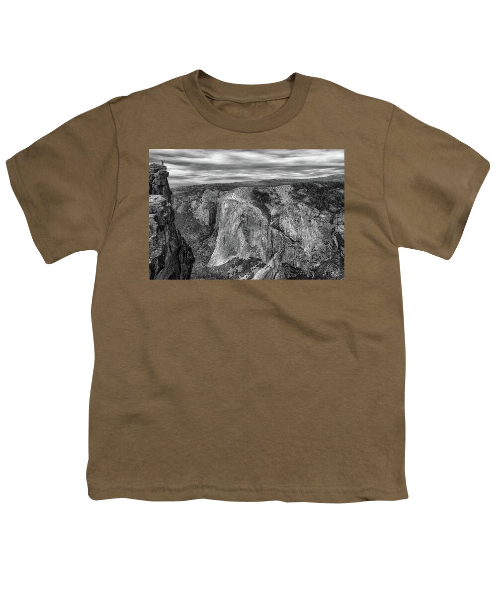 Taft Point And El Capitan Youth T-Shirt featuring the photograph Taft Point and El Capitan by Raymond Salani III