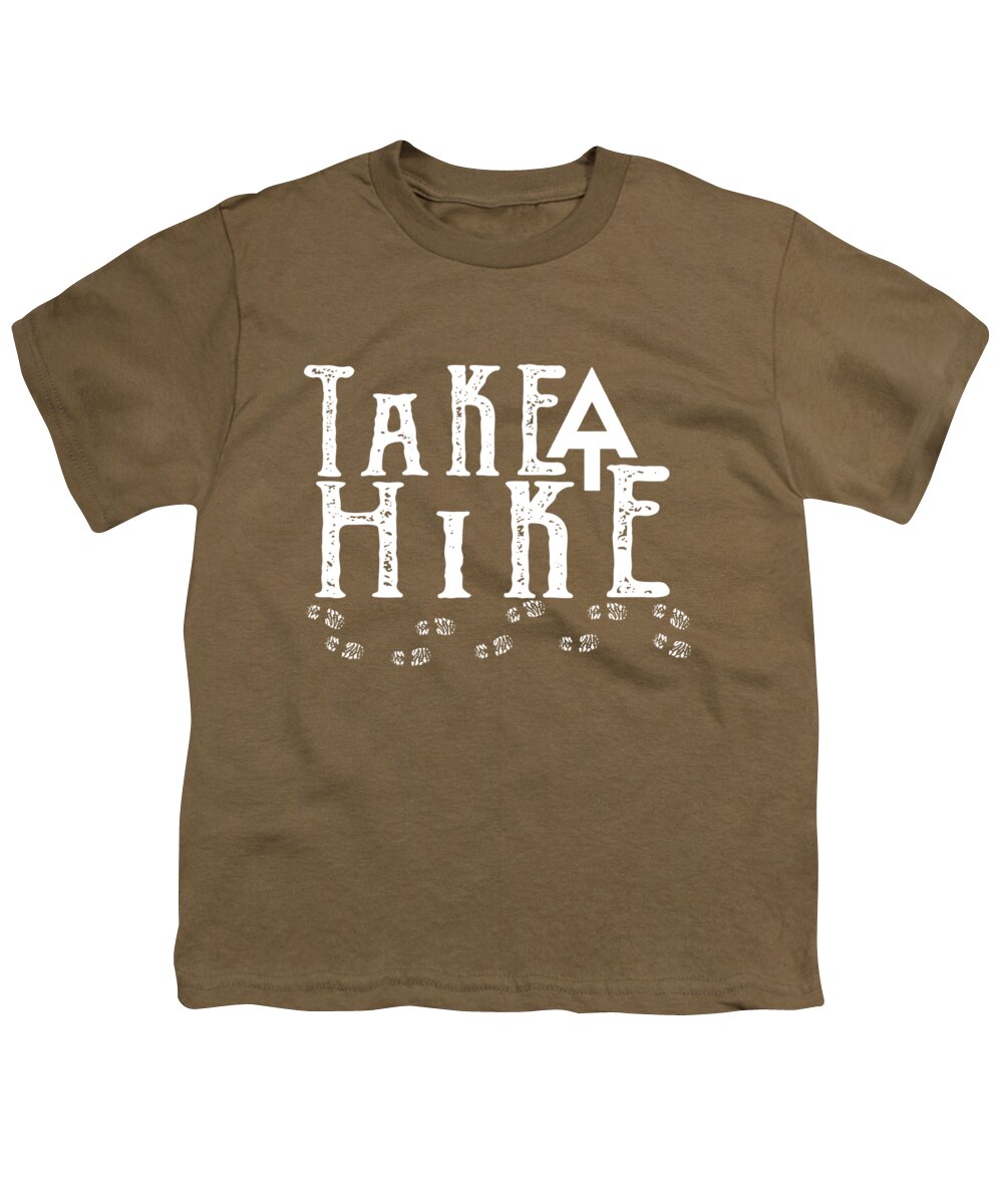 Appalachian Trail Tshirt Youth T-Shirt featuring the digital art Take A Hike by Heather Applegate
