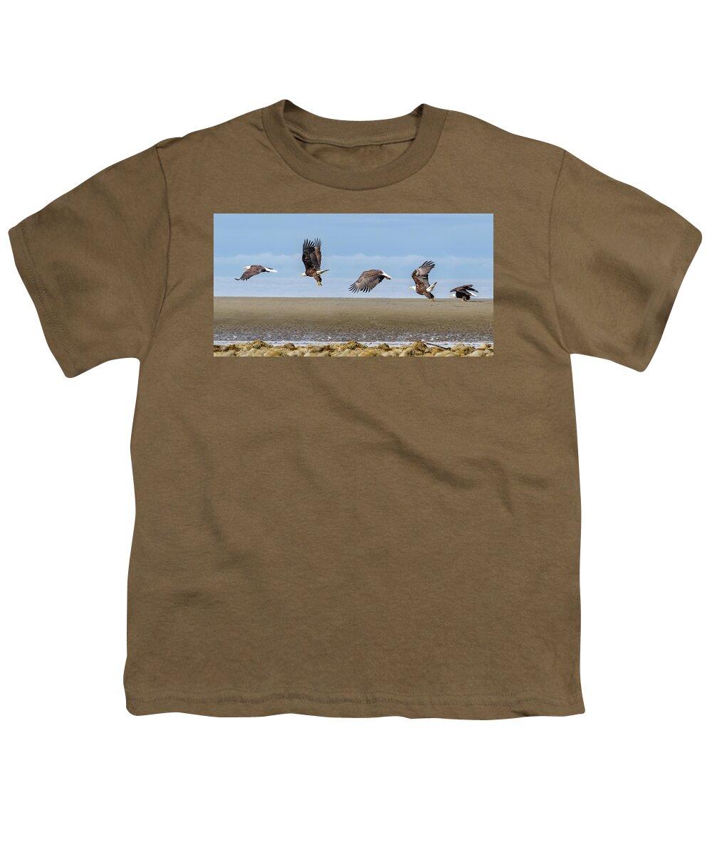 Alaska Youth T-Shirt featuring the photograph Take Flight by Scott Slone