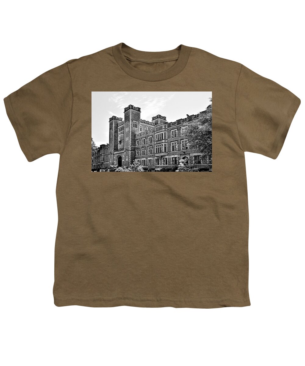 the Catholic University Of America Youth T-Shirt featuring the photograph The Catholic University of America - Gibbons Hall by Brendan Reals