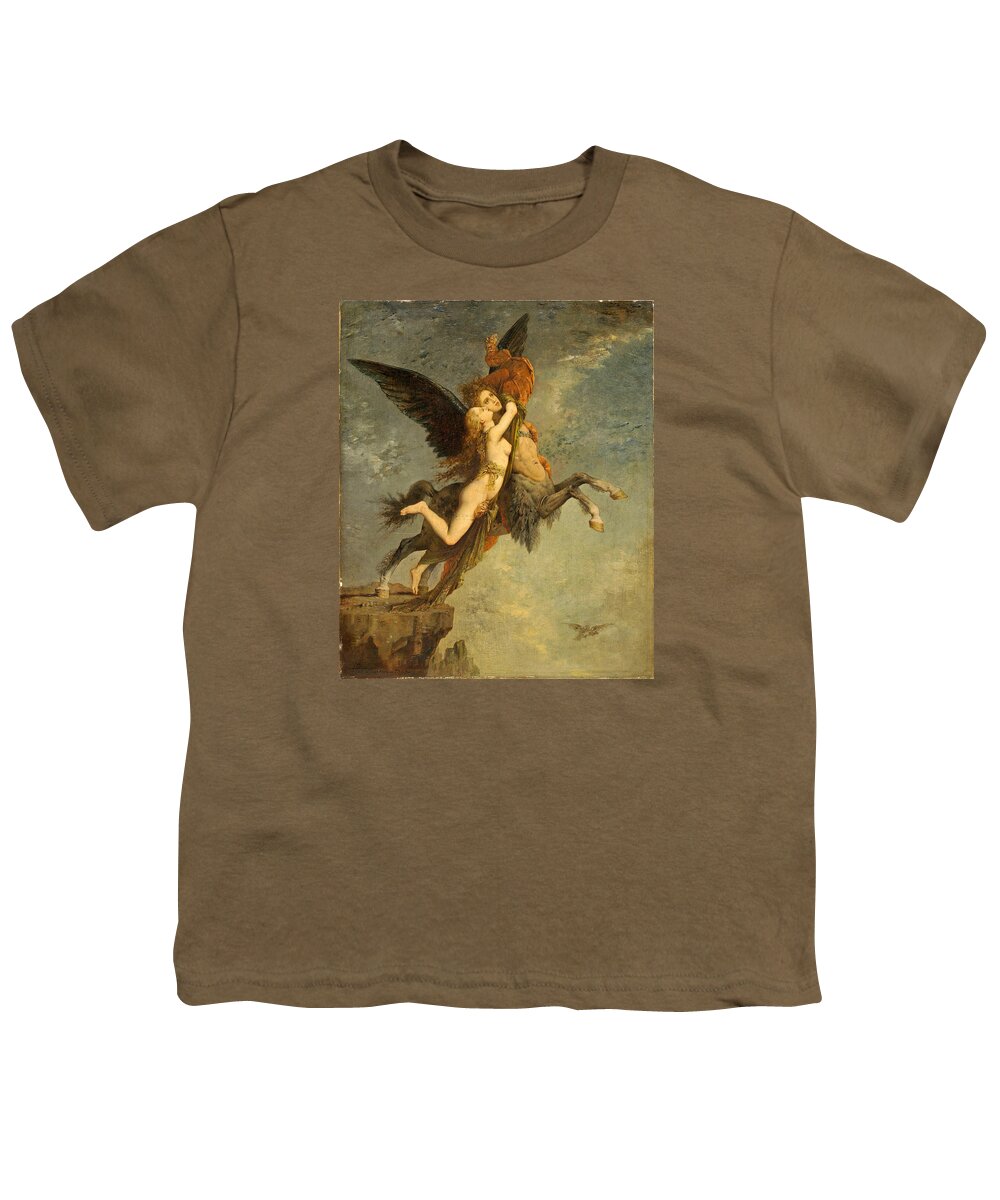 Gustave Moreau Youth T-Shirt featuring the painting The Chimera by Gustave Moreau