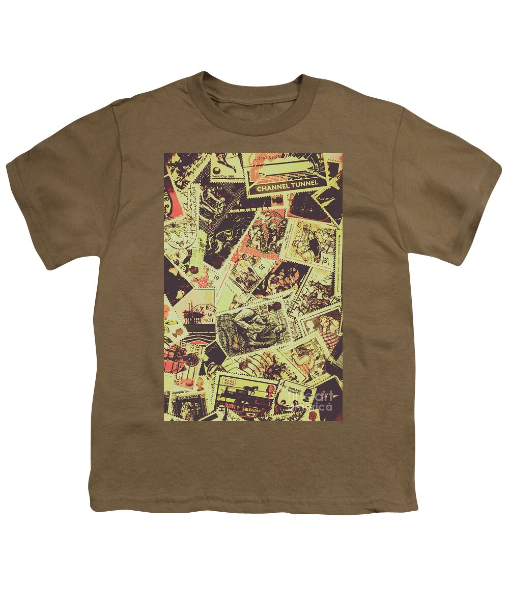 Background Youth T-Shirt featuring the photograph The English postage scene by Jorgo Photography
