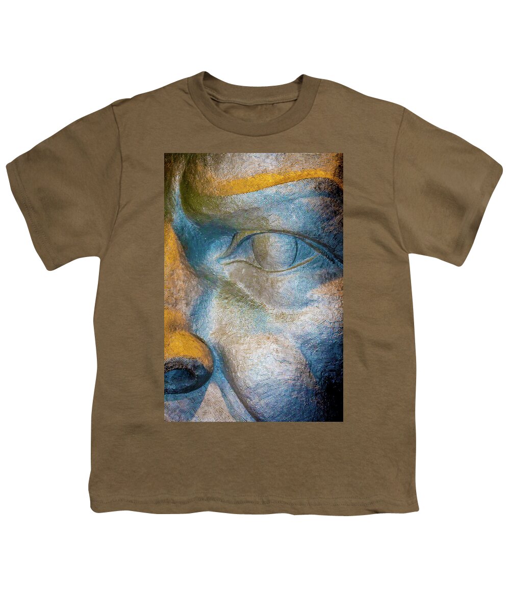 Eye Youth T-Shirt featuring the photograph The face is a picture of the mind with the eyes as its interpreter. Cicero by Susie Weaver