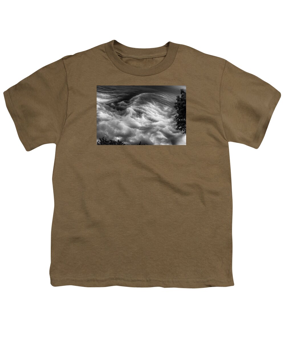 Storm Clouds Youth T-Shirt featuring the photograph The gateway.. by Charles McCleanon
