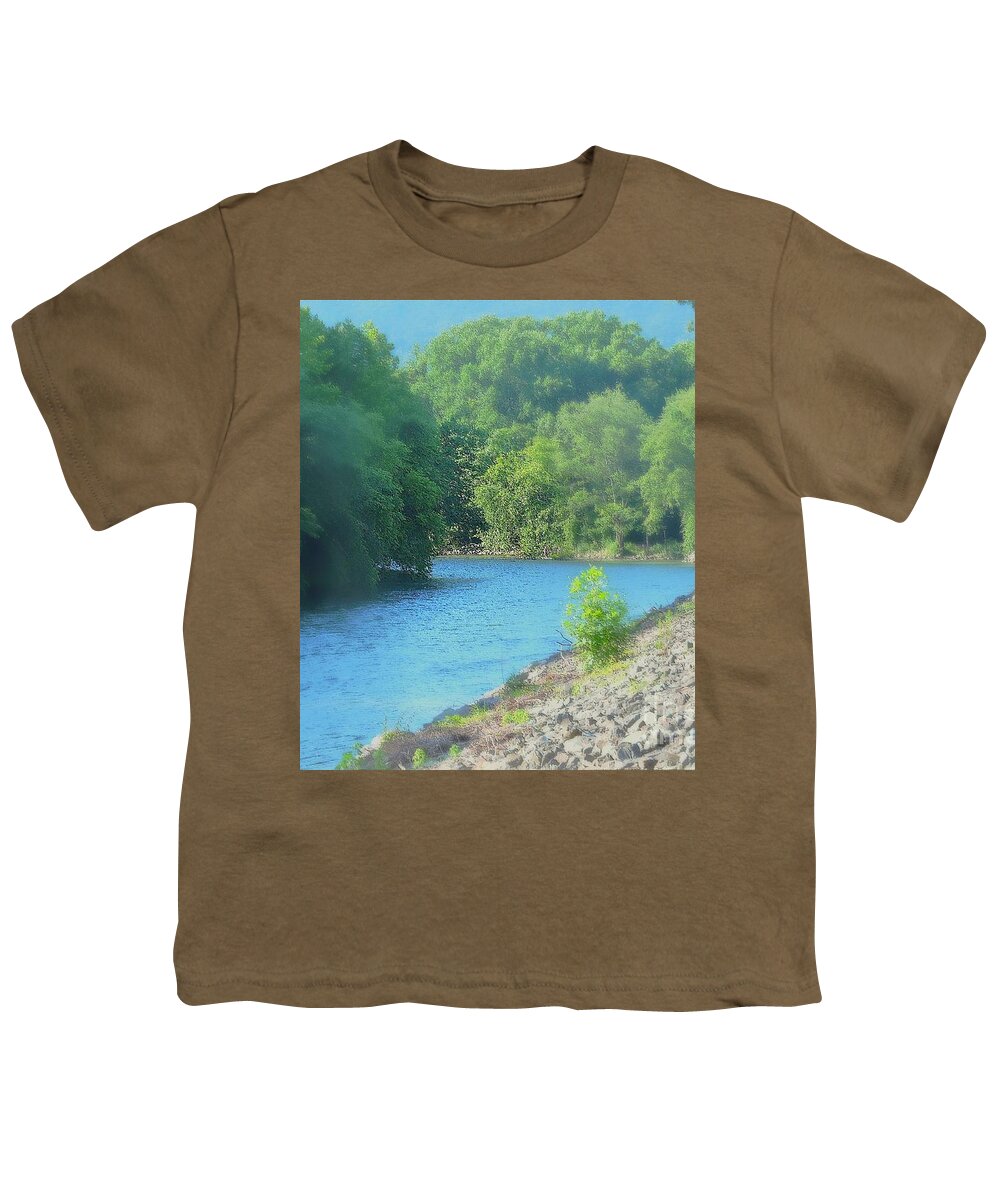 River Youth T-Shirt featuring the photograph The Long, Hot Summer Slowly Moves Along by Tami Quigley