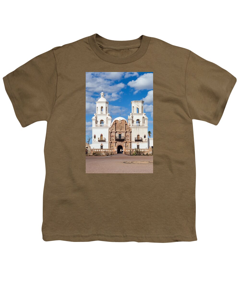 Architecture Youth T-Shirt featuring the photograph The Mission by Ed Gleichman