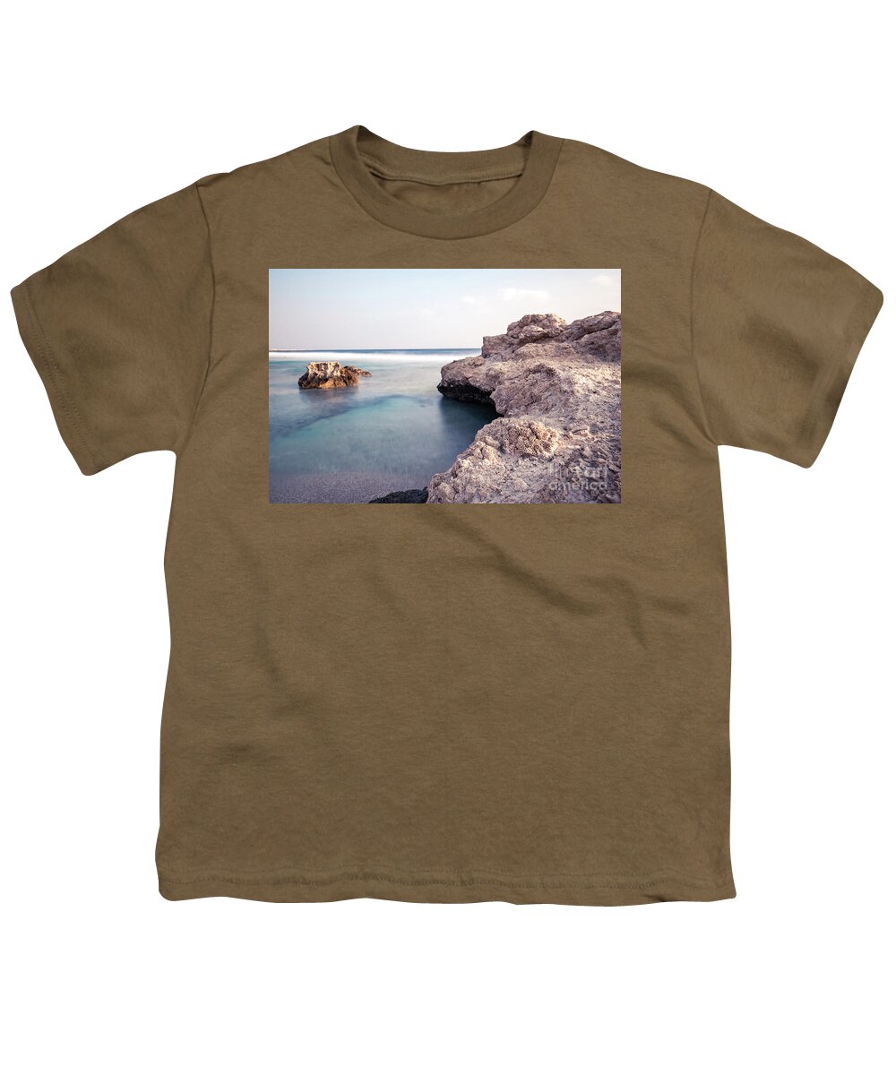Africa Youth T-Shirt featuring the photograph The Reef And The Sea by Hannes Cmarits