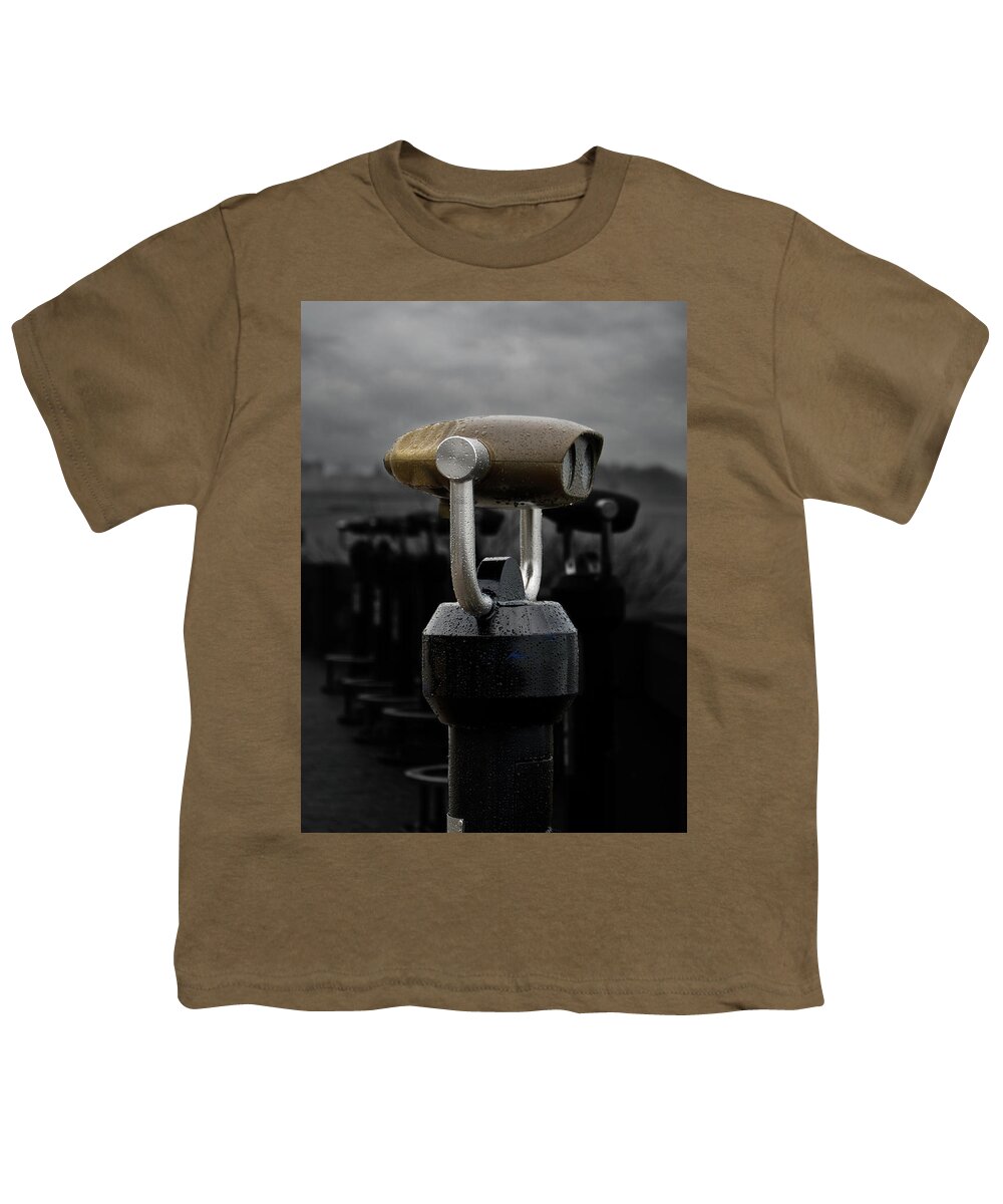 Binoculars Youth T-Shirt featuring the photograph The Sentinel by JGracey Stinson