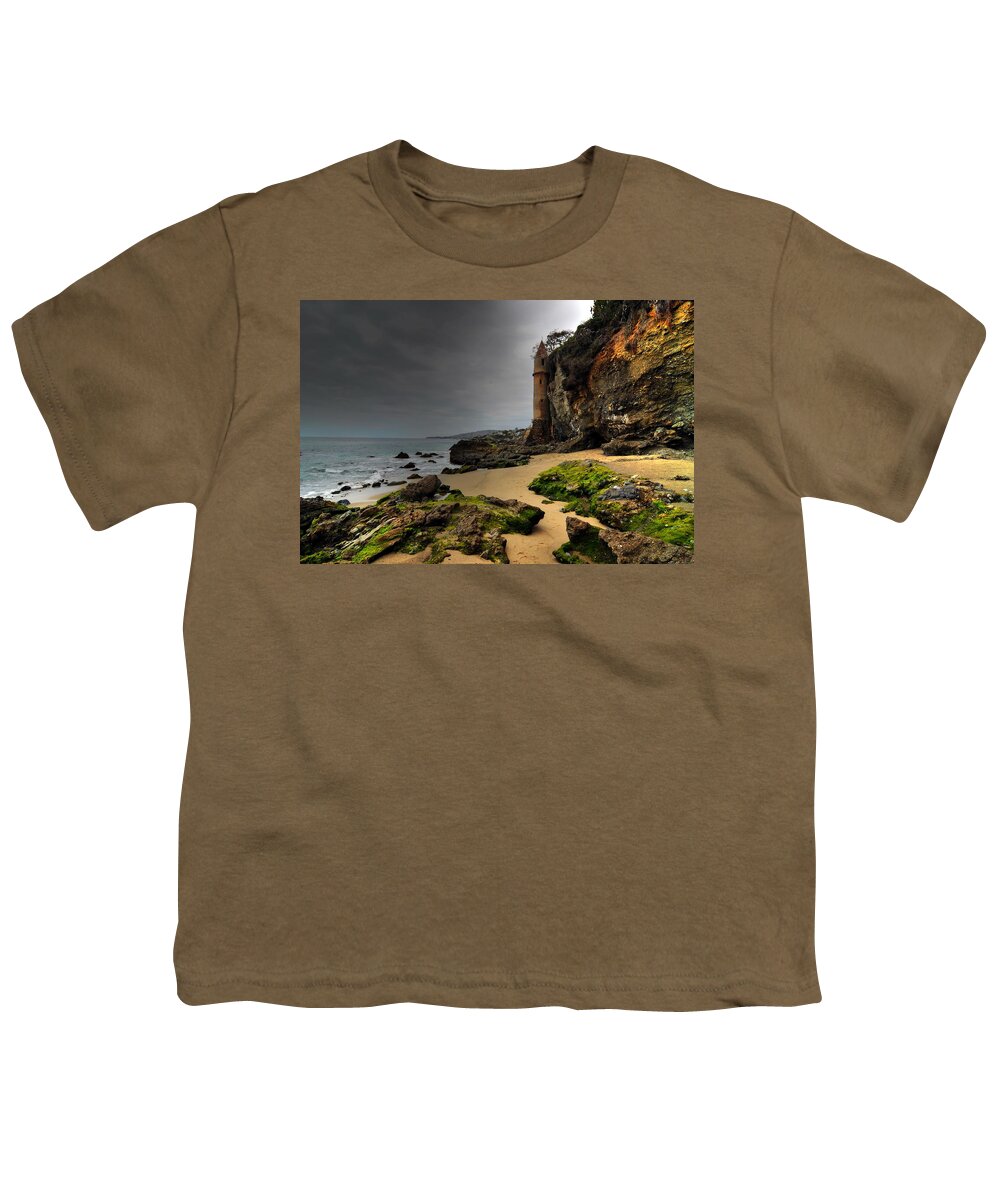 La Tour Youth T-Shirt featuring the photograph The Tower At Laguna by Richard Omura