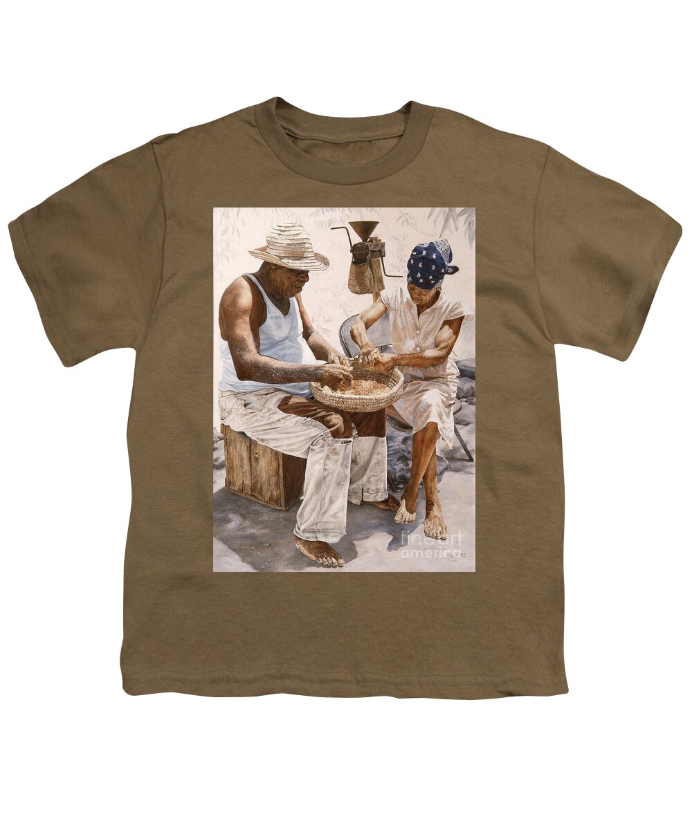 Old Youth T-Shirt featuring the painting Togetherness by Nicole Minnis