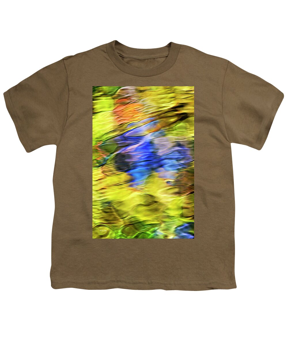 Mosaic Youth T-Shirt featuring the photograph Tropical Mosaic Abstract Art by Christina Rollo