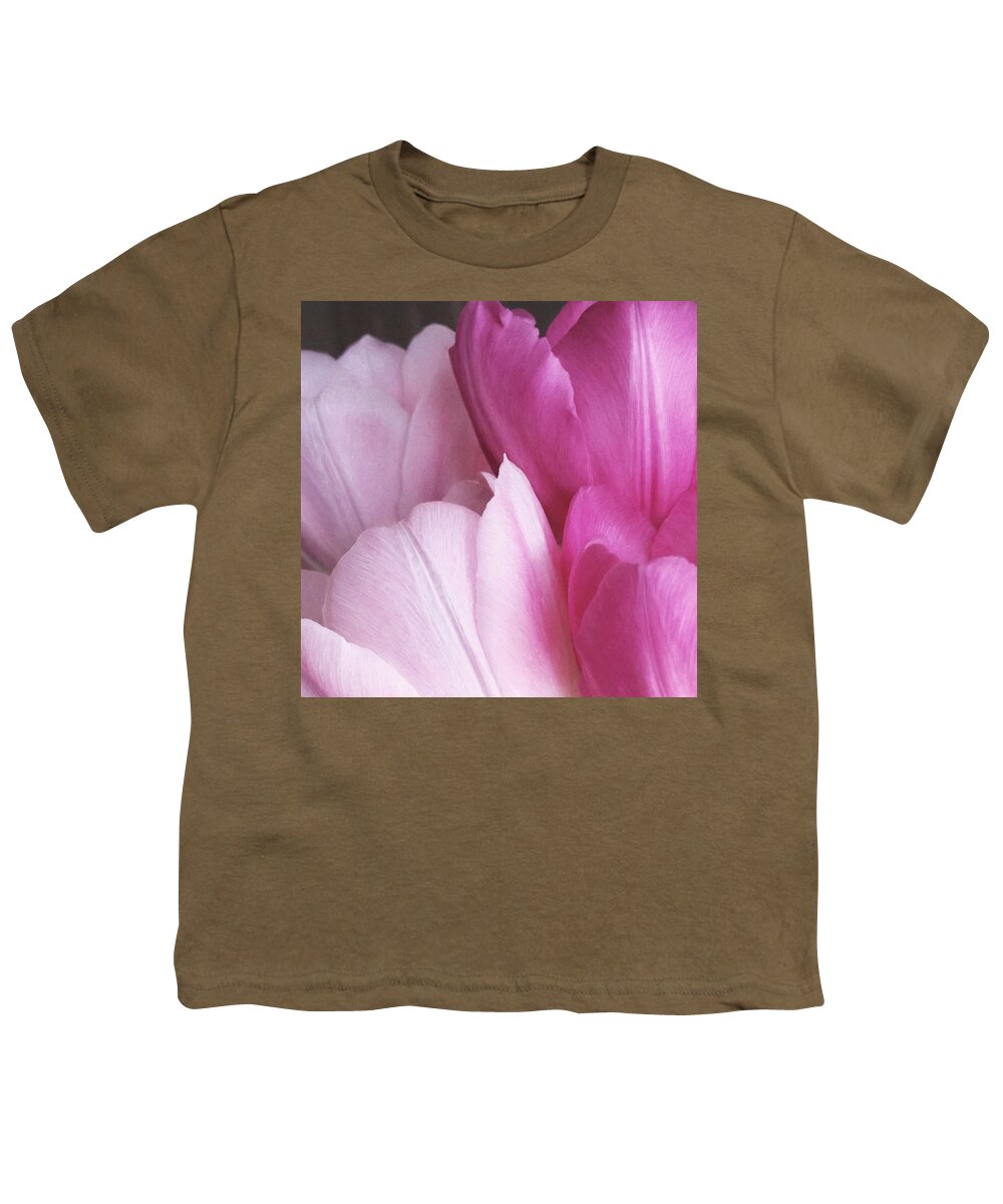 Youth T-Shirt featuring the digital art Tulip Petals by Julian Perry