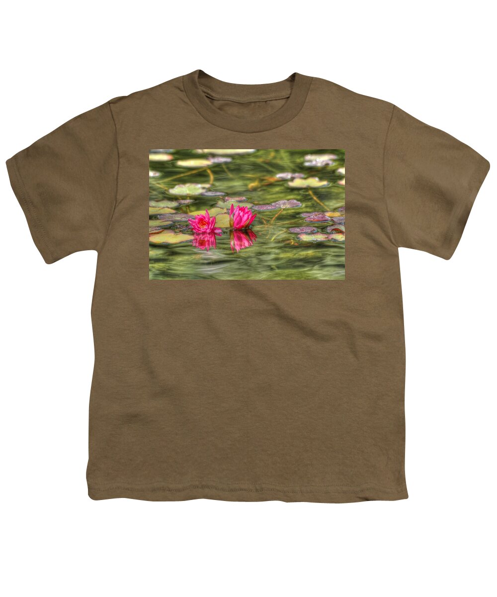 Lily Youth T-Shirt featuring the photograph Two Lilies by Richard Omura