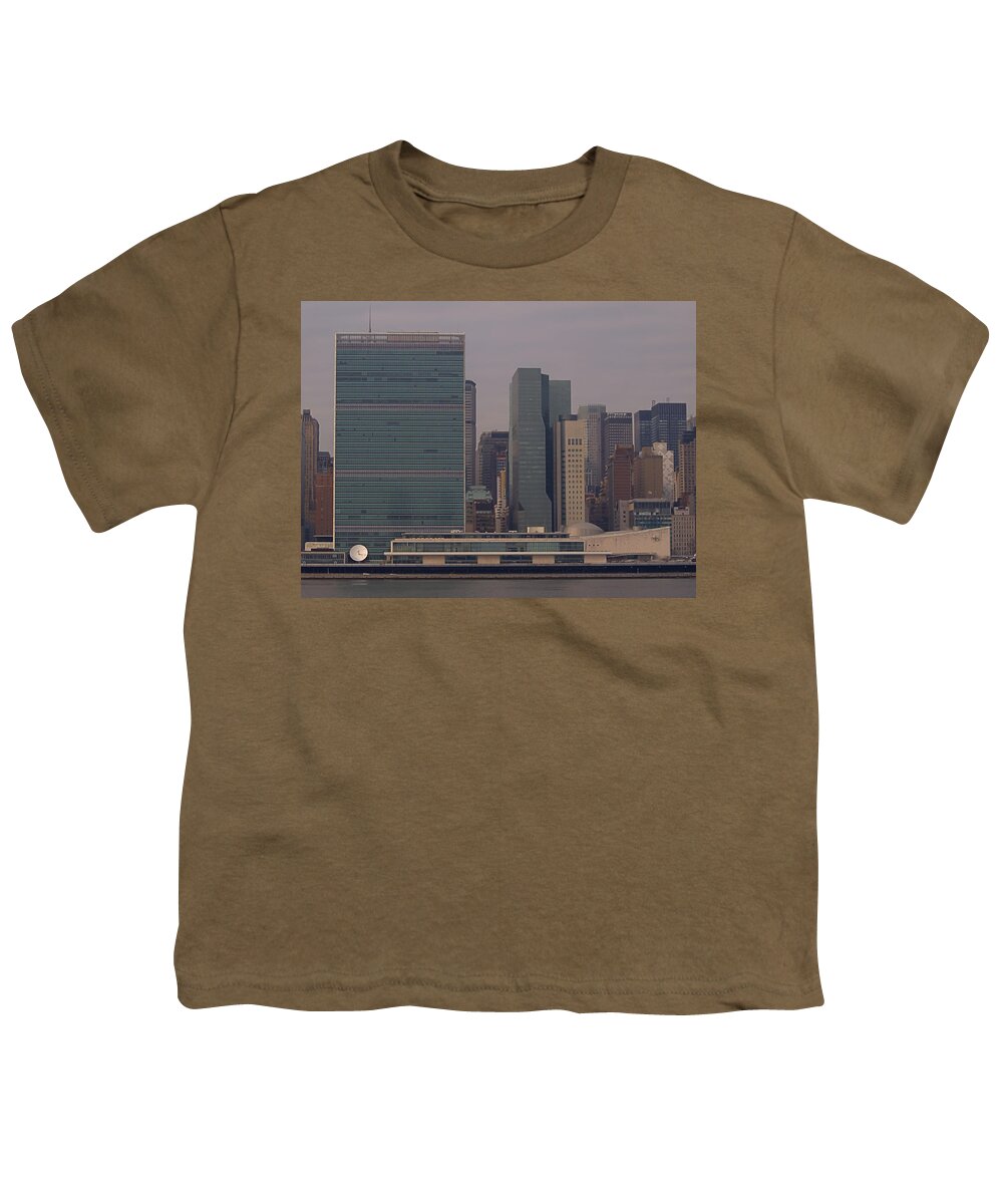 Un Youth T-Shirt featuring the photograph United Nations by Newwwman